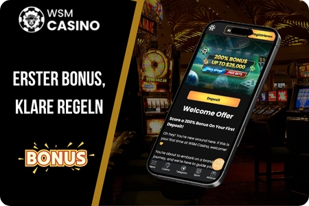 Erster Bonus, klare Regeln